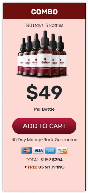 Buy VittaBurn 6 Bottles